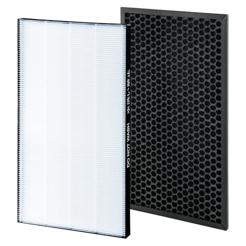 シャープ加湿空気清浄機用 FZ-D50HF 集じんフィルター FZ-F50DF 脱臭フィルター D50DF KC-G50/F50/E50/J50/50TH4 HEPA KC-L50/H50 Ki-JS50 互換 空気清浄機用交換 消耗品 1セット入り